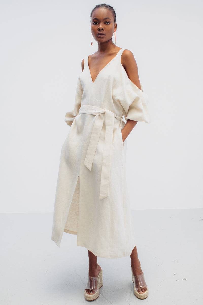 Mykke Hofmann Leinenkleid Kippie