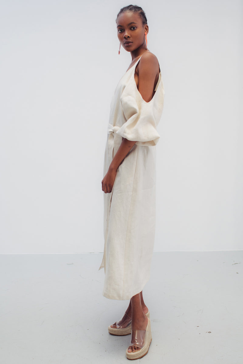 Mykke Hofmann Leinenkleid Kippie