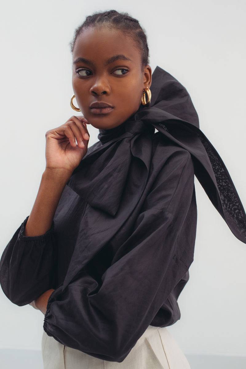 Mykke Hofmann Organza-Bluse Lexa Aus Bio-Baumwolle