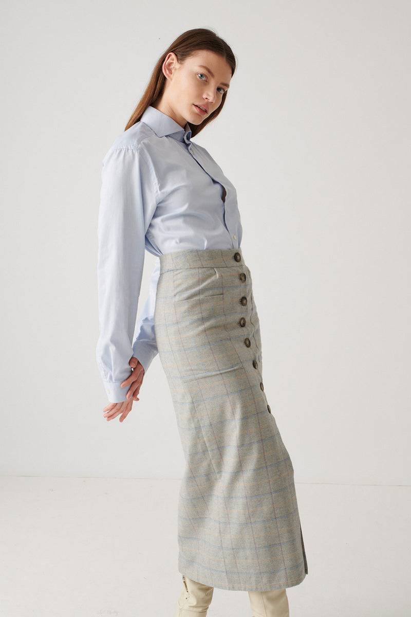 Mykke Hofmann Rock Ruth Aus Bio Flanell Baumwolle