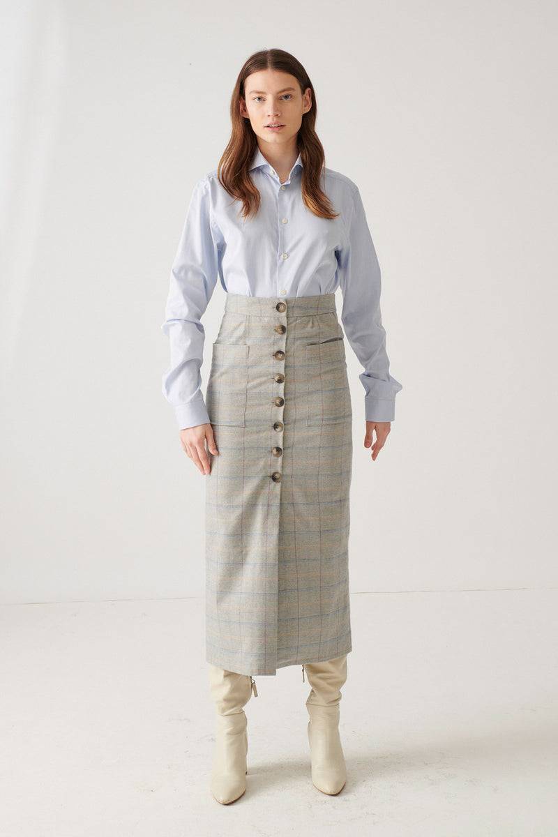 Mykke Hofmann Rock Ruth aus Bio Flanell Baumwolle