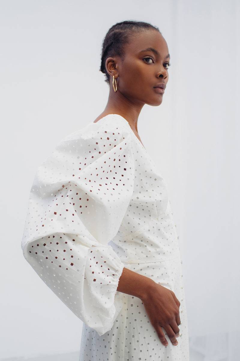 Mykke Hofmann Spitzenkleid Kairo Aus Bio-Baumwolle