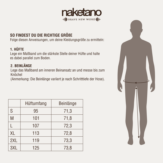 Naketano Schnellbumser 2.0 - Grey Melange