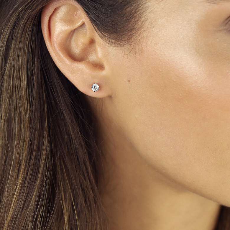 Nana Kay Classic Solitaire Ohrringe Petite