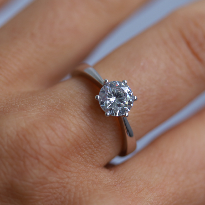 Nana Kay Classic Solitaire Ring Polaris