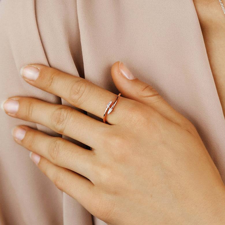 Nana Kay Curvey Glam Ring Effilé Rosé