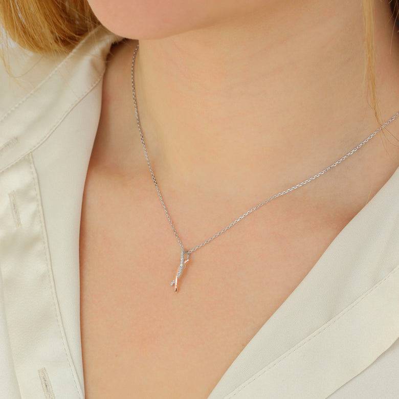 Nana Kay Echtgold Collier Fidèle Rosé