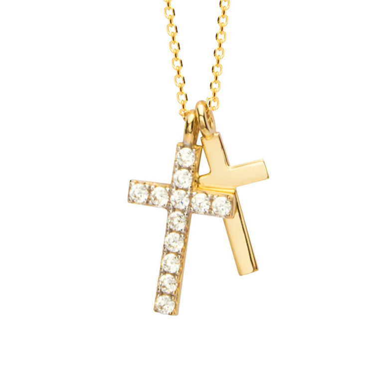 Nana Kay Echtgold Halskette Croix