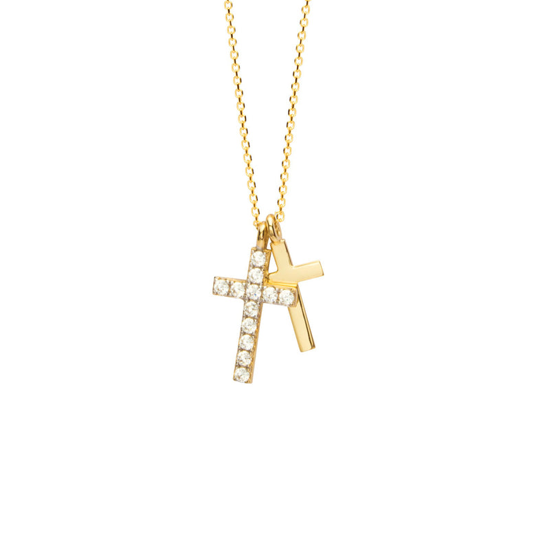 Nana Kay Echtgold Halskette Croix
