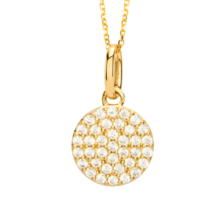 Nana Kay Echtgold Halskette Zirkonia Circle