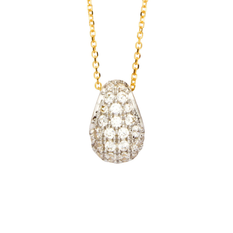 Nana Kay Echtgold Halskette Zirkonia Nugget