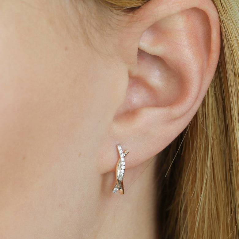 Nana Kay Echtgold Ohrring Fidèle Rosé