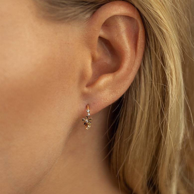 Nana Kay Echtgold Ohrring Fleur