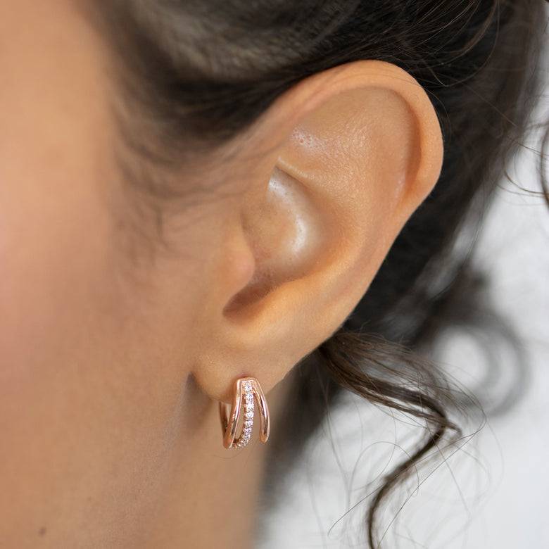 Nana Kay Echtgold Ohrring Passer Rosé