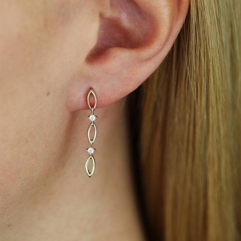 Nana Kay Echtgold Ohrring Relier