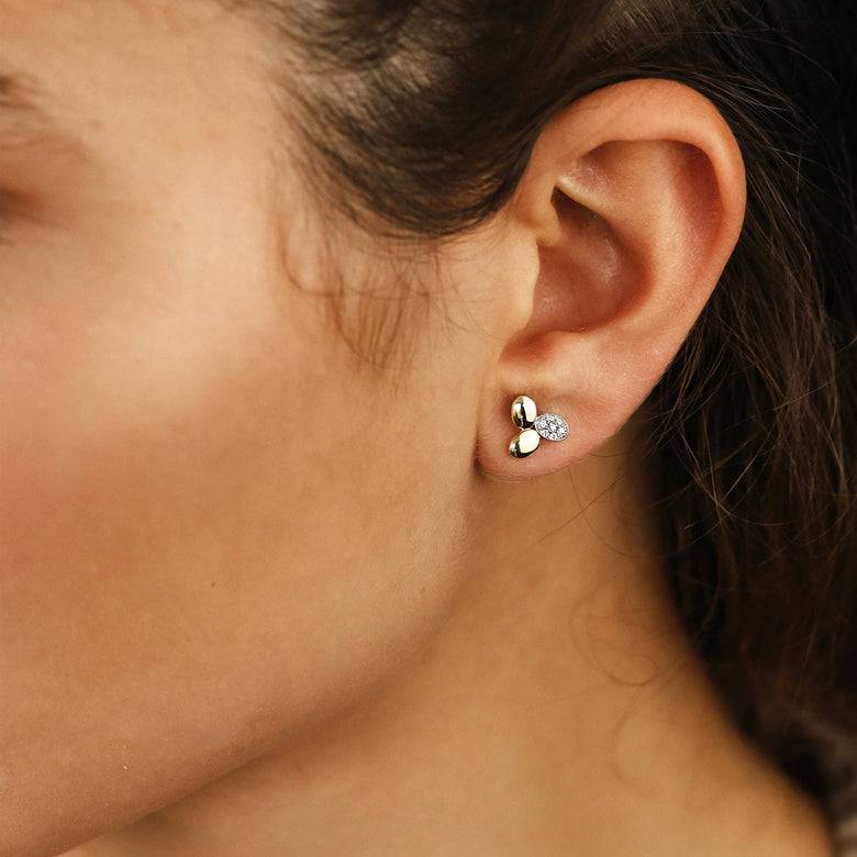 Nana Kay Echtgold Ohrstecker Pépite