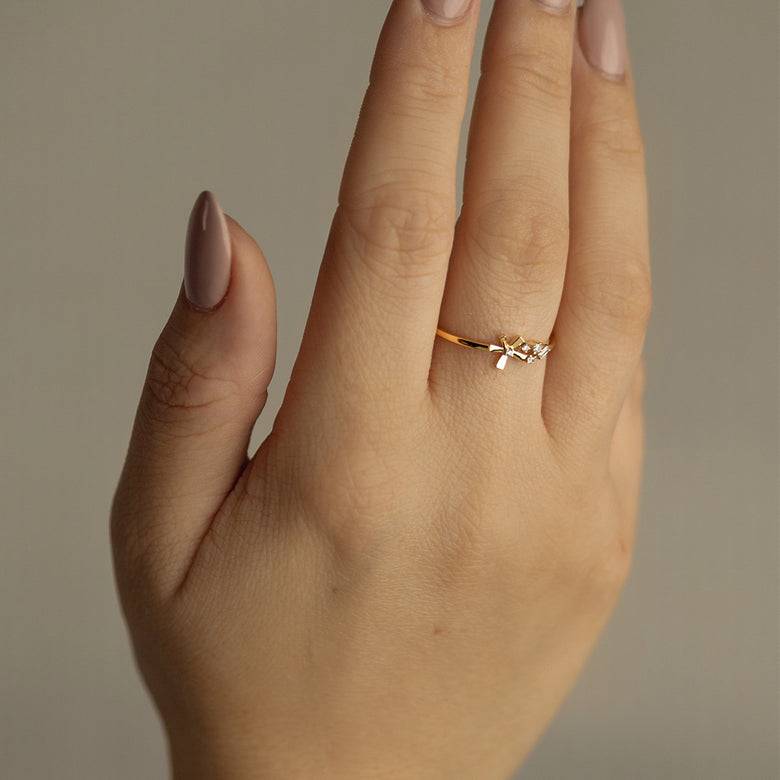 Nana Kay Echtgold Ring Fleur