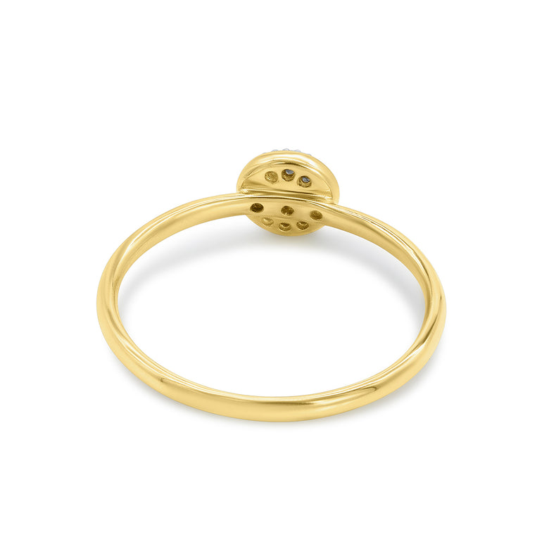 Nana Kay Echtgold Ring Halo