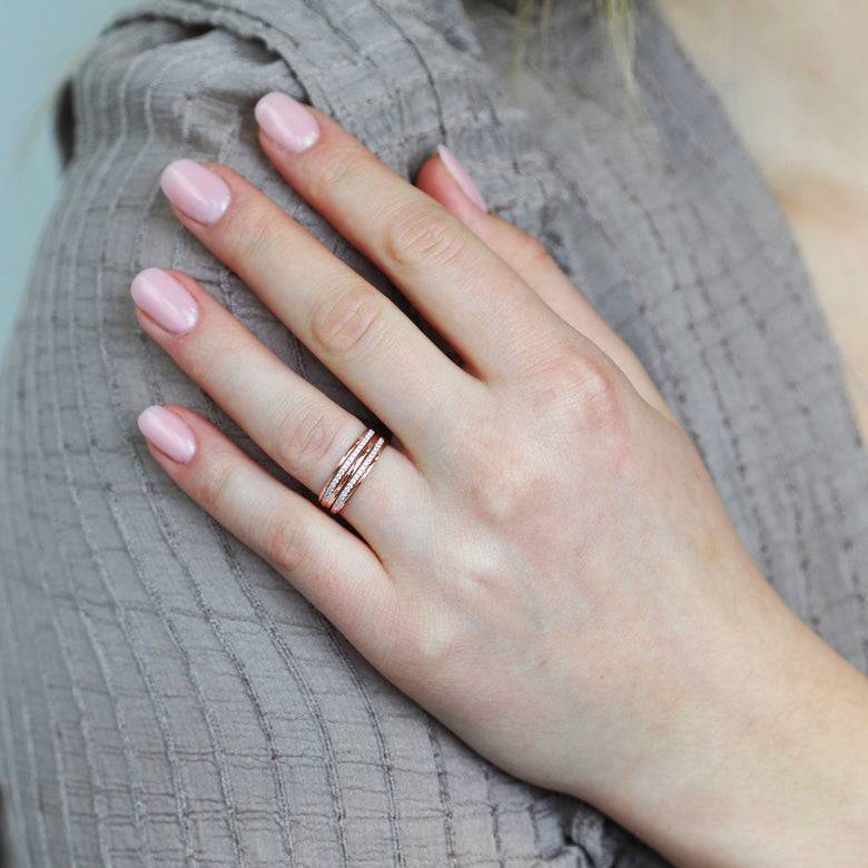 Nana Kay Echtgold Ring Jumelle