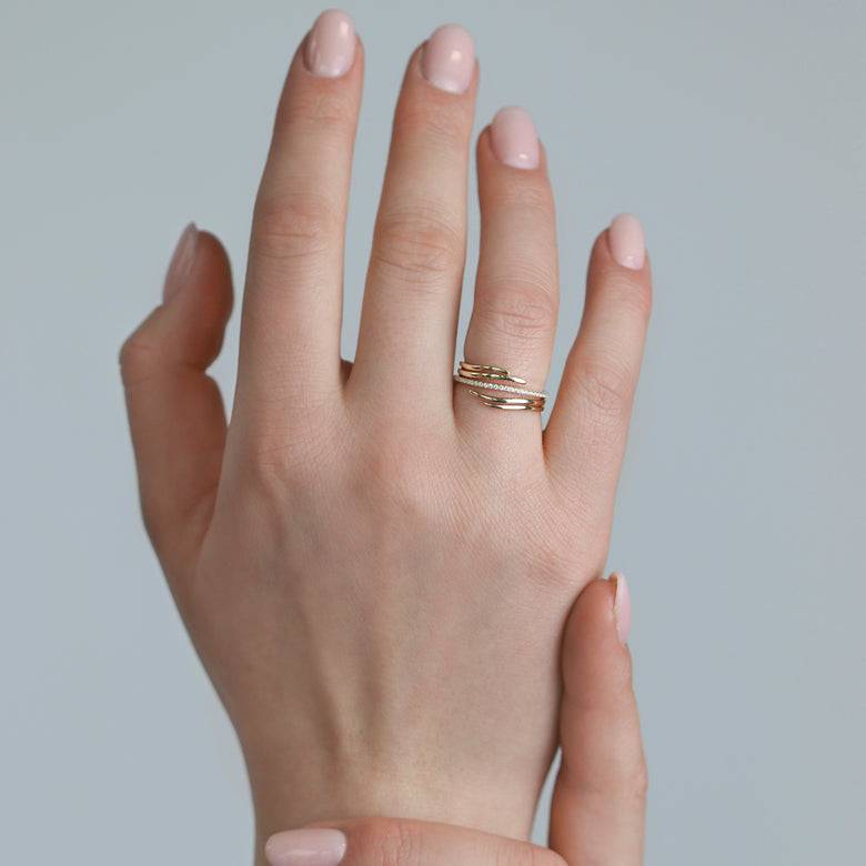 Nana Kay Echtgold Ring Volute