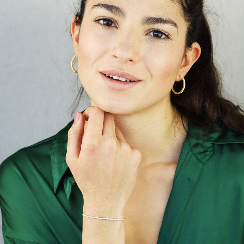 Nana Kay Glamour Girl Creole Zirkonia Small