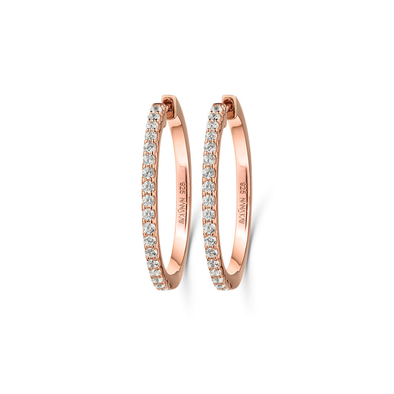 Nana Kay Glamour Girl Creole Zirkonia Small