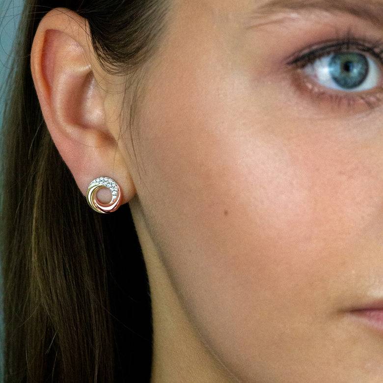 Nana Kay Modern Trio Ohrstecker Blended