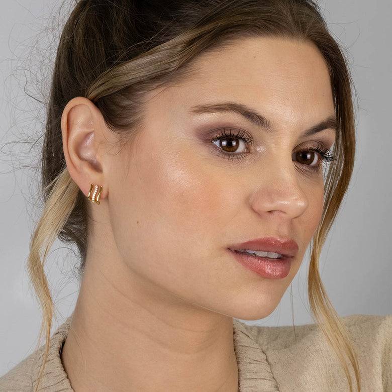 Nana Kay Natural Flow Ohrstecker Brienne Zirkonia