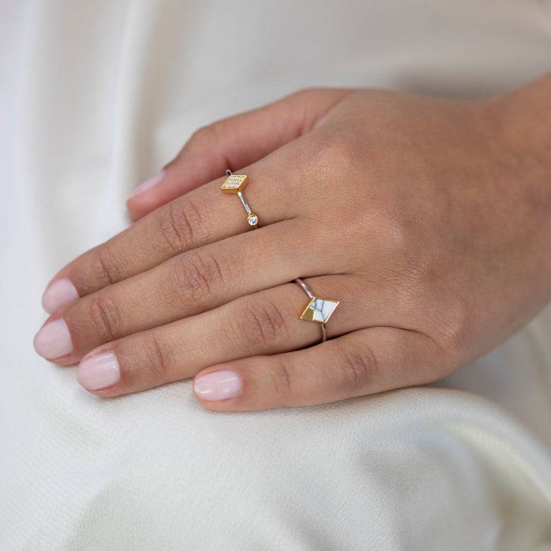 Nana Kay Roman Vibes Ring Marble