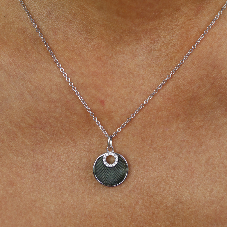 Nana Kay Shiny Circles Halskette Shell