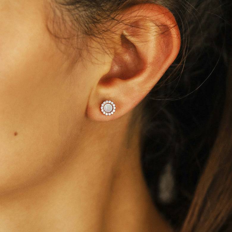 Nana Kay Shiny Circles Ohrstecker Gleam