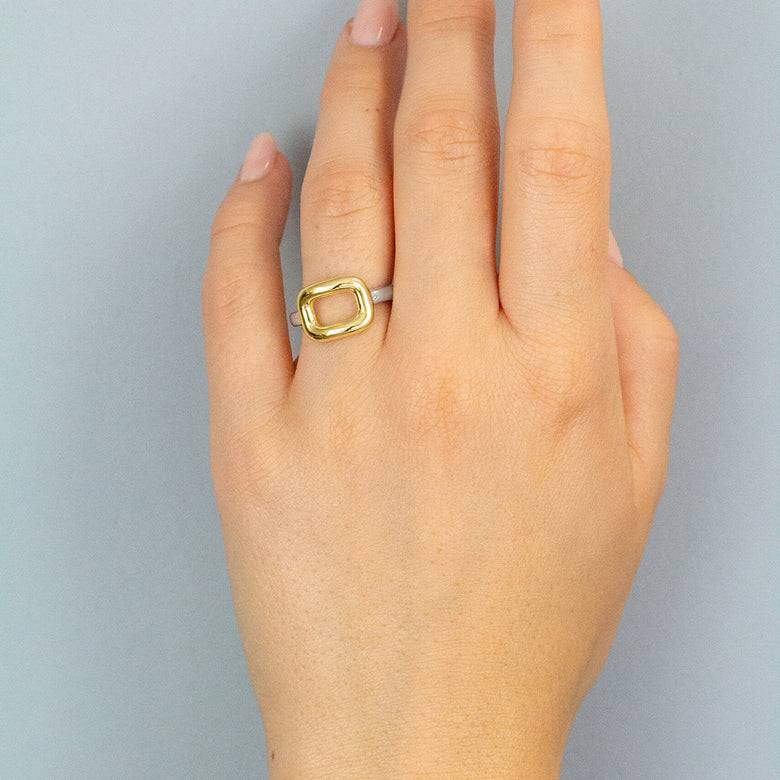 Nana Kay Solid Flair Ring Square