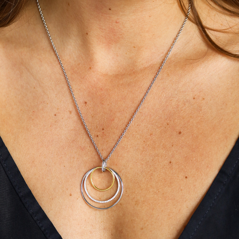 Nana Kay Swinging Silver Halskette Bride Gold