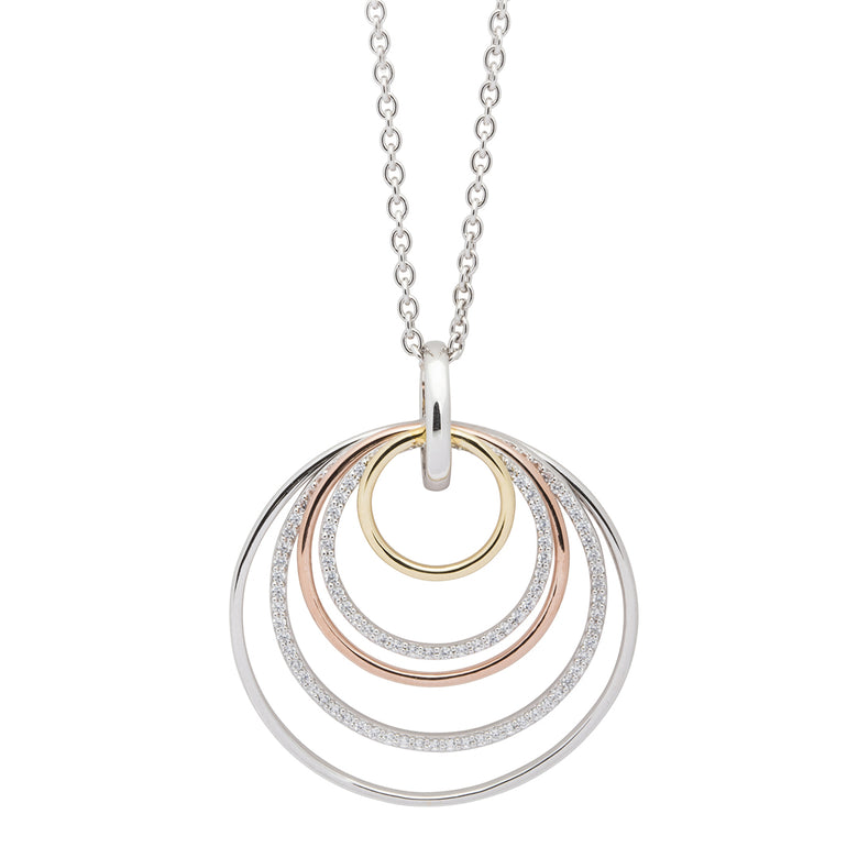 Nana Kay Swinging Silver Halskette Bride Tricolor