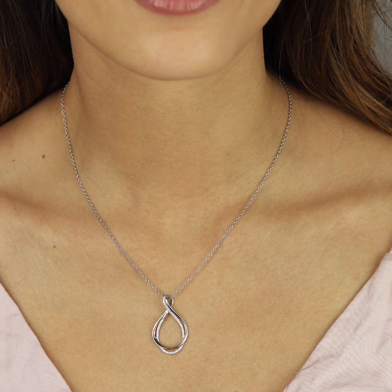 Nana Kay Swinging Silver Halskette Eternity