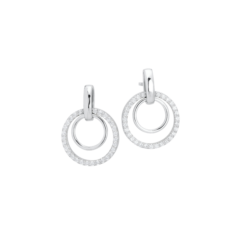 Nana Kay Swinging Silver Ohrpendel Bridesmaid