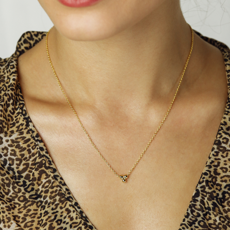 Nana Kay Very Petite Halskette Kugeln Gold