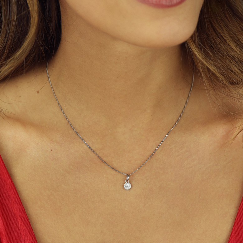 Nana Kay Very Petite Halskette Zirconia Circle