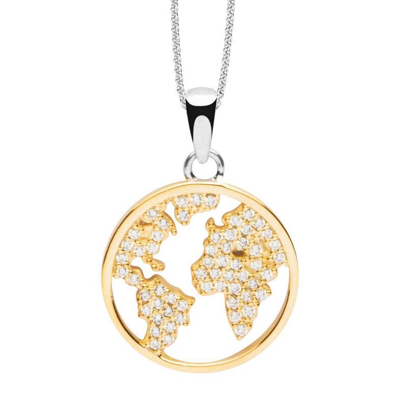 Nana Kay World Map Halskette