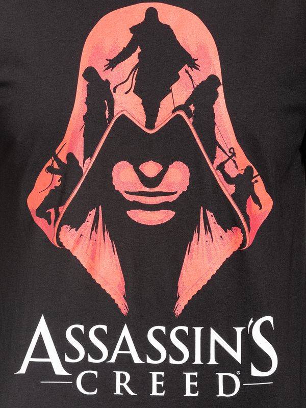 Nastrovje Potsdam Assassins Creed Red Coat Herren T-Shirt Schwarz