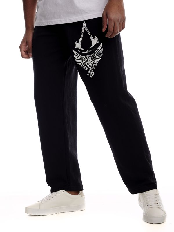 Nastrovje Potsdam Assassins Creed Valhalla Raven & Symbol Herren Jogginghose Schwarz