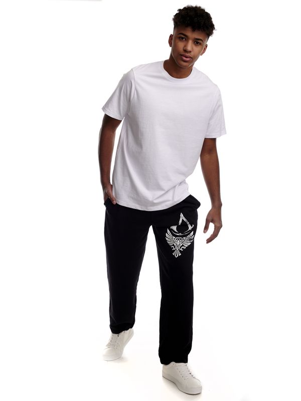 Nastrovje Potsdam Assassins Creed Valhalla Raven & Symbol Herren Jogginghose Schwarz