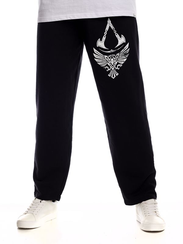 Nastrovje Potsdam Assassins Creed Valhalla Raven & Symbol Herren Jogginghose schwarz