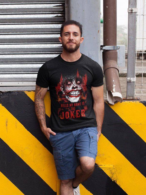 Nastrovje Potsdam Batman Burn Herren T-Shirt Schwarz