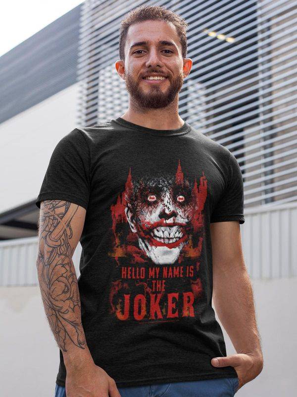 Nastrovje Potsdam Batman Burn Herren T-Shirt Schwarz