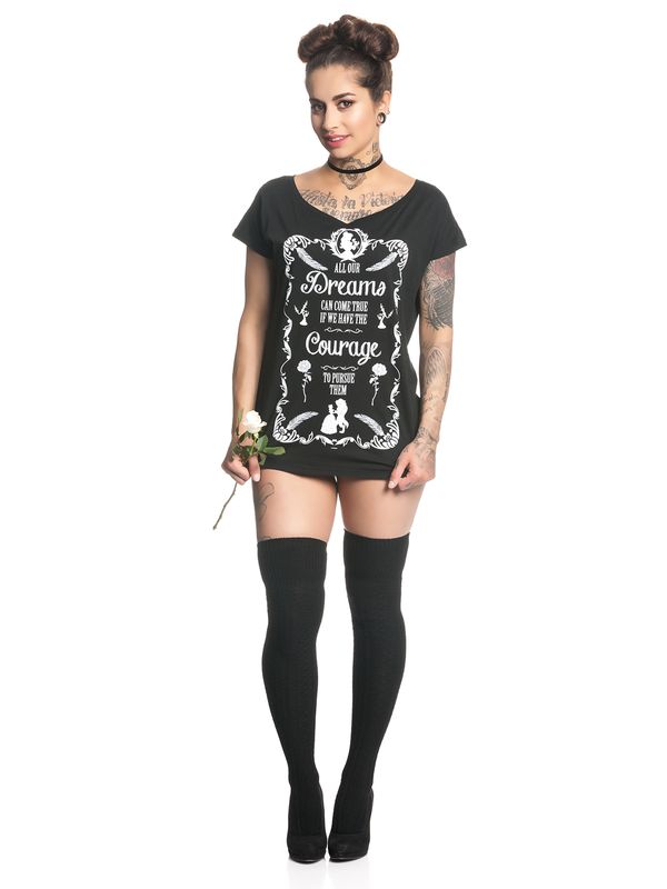 Nastrovje Potsdam Beauty & the Beast All our Dreams Damen T-Shirt Schwarz