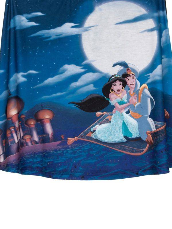 Nastrovje Potsdam DISNEY Aladdin & Jasmin Dress Blue Allover