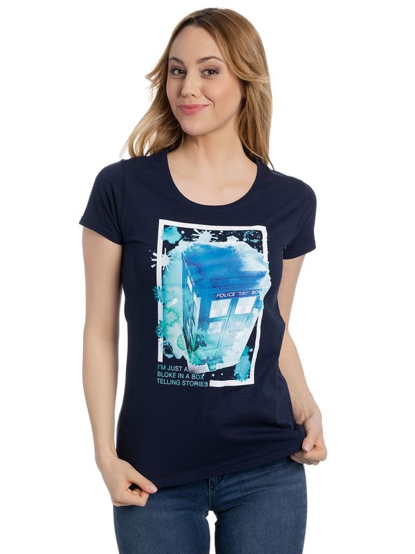 Nastrovje Potsdam Doctor Who I Am Just A Bloke Damen T-Shirt marine