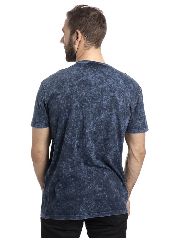 Nastrovje Potsdam Doctor Who Police Box Blueprint Batik Herren T-Shirt Blau