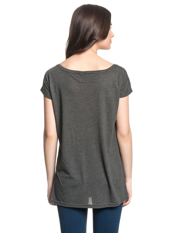 Nastrovje Potsdam Dragons, Drachenzähmen Leicht Gemacht Night & Light Damen Loose-Shirt Dunkelgrau Meliert